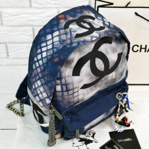 Рюкзак Chanel Graffiti Printed Canvas Backpack