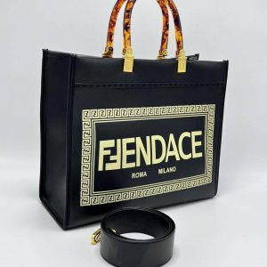 Сумка коллаборация Fendi Sunshine и Versace