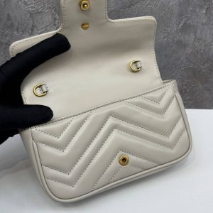 Сумка Gucci GG MARMONT LEATHER SUPER MINI