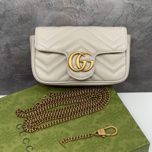 Сумка Gucci GG MARMONT LEATHER SUPER MINI