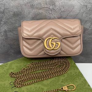 Сумка Gucci GG MARMONT LEATHER SUPER MINI