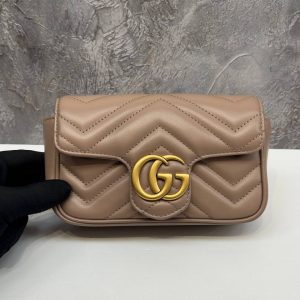 Сумка Gucci GG MARMONT LEATHER SUPER MINI