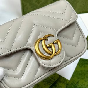 Сумка Gucci GG MARMONT LEATHER SUPER MINI