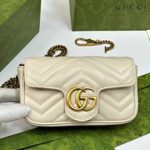 Сумка Gucci GG MARMONT LEATHER SUPER MINI