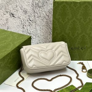 Сумка Gucci GG MARMONT LEATHER SUPER MINI