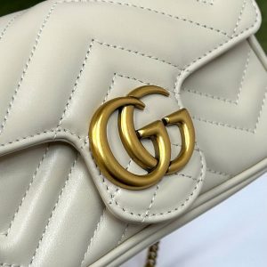 Сумка Gucci GG MARMONT LEATHER SUPER MINI