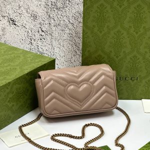 Сумка Gucci GG MARMONT LEATHER SUPER MINI