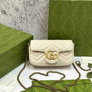 Сумка Gucci GG MARMONT LEATHER SUPER MINI