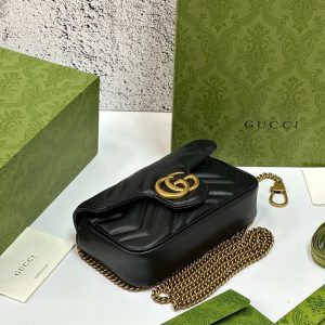 Сумка Gucci GG MARMONT LEATHER SUPER MINI