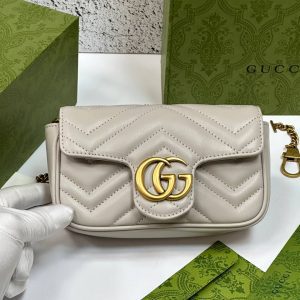 Сумка Gucci GG MARMONT LEATHER SUPER MINI