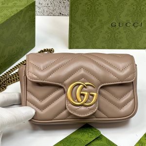 Сумка Gucci GG MARMONT LEATHER SUPER MINI