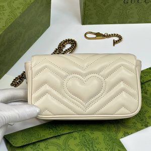 Сумка Gucci GG MARMONT LEATHER SUPER MINI