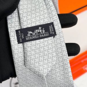 Галстук Hermes Faconnee Upside Down